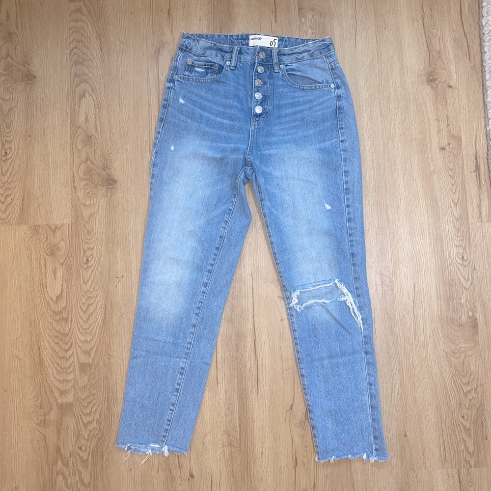 Garage High Waisted Mom Jeans